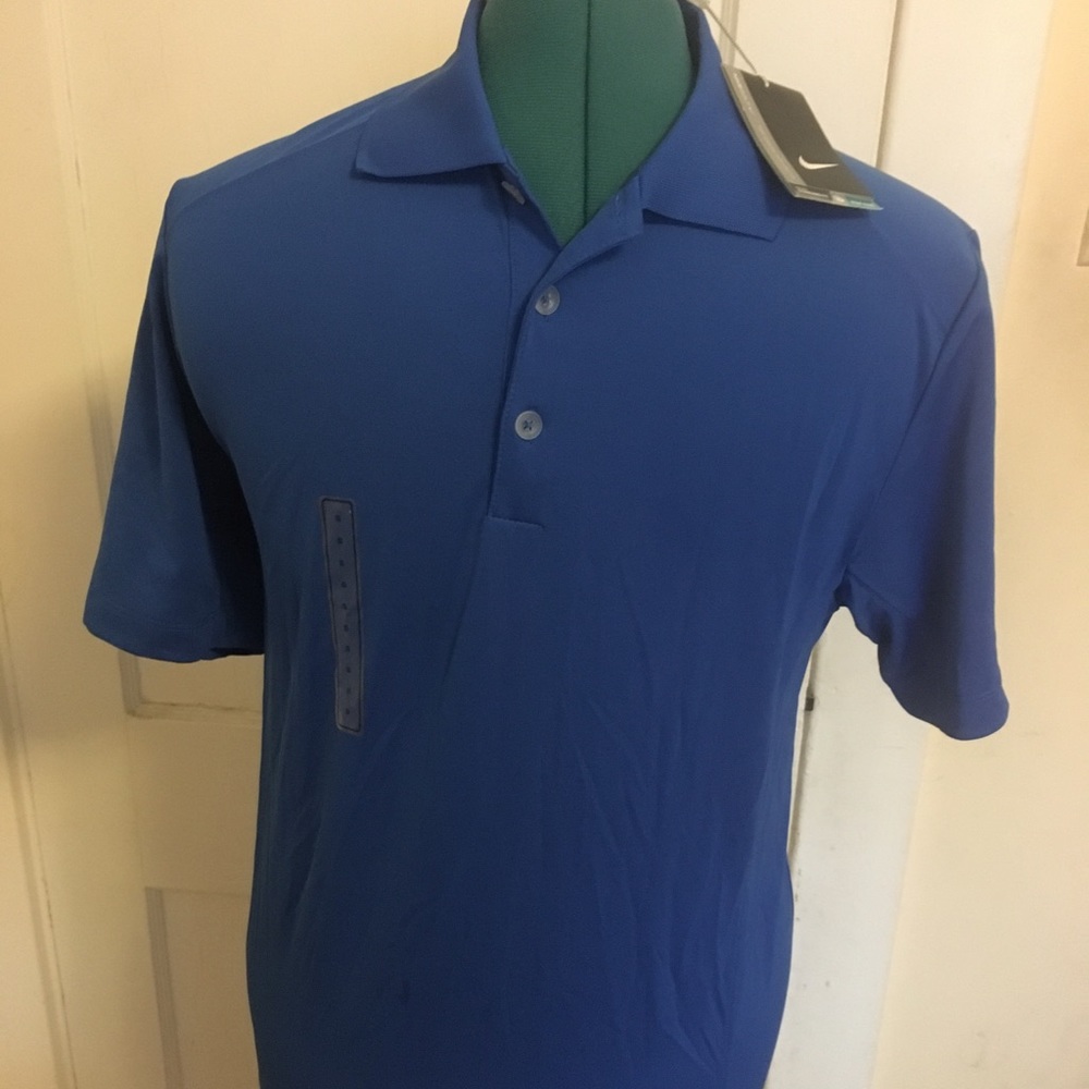 NWT Blue Nike Golf Polo